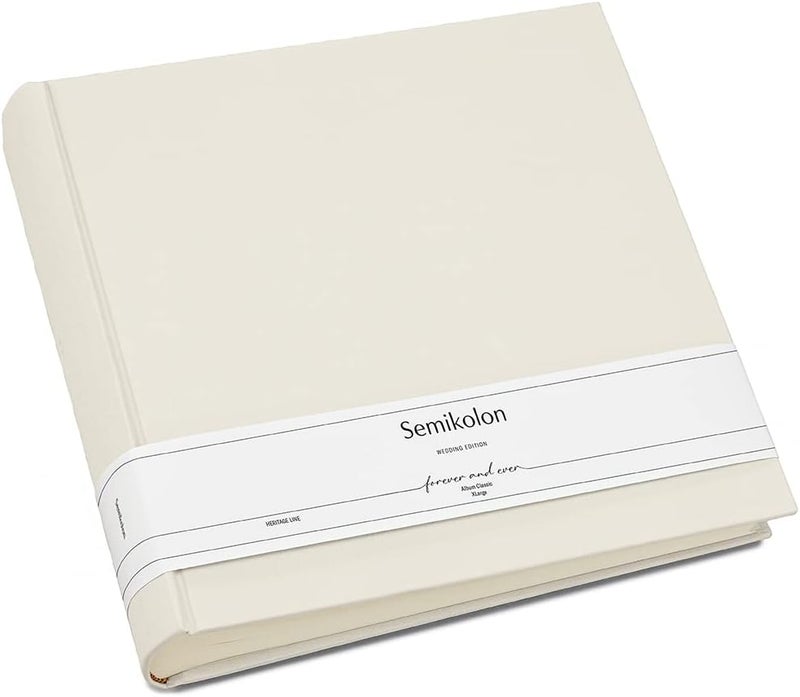 Semikolon - Classic Event Photo Album Wedding Edition, Chamois - 130 Pages - Image 1
